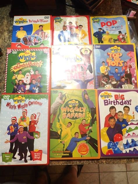The Wiggles Dvd Lot Of 10 Pop Wiggle Time Grelly Usa