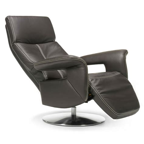 This is another commonly seen version of contemporary recliners, especially in offices and other formal lounge areas. 50+ Real Leather Swivel Recliner Chairs - Best Bedroom ...