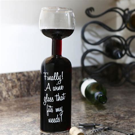 Wine Bottle Glass Hold An Entire Bottle Of Wine Extra Large Party