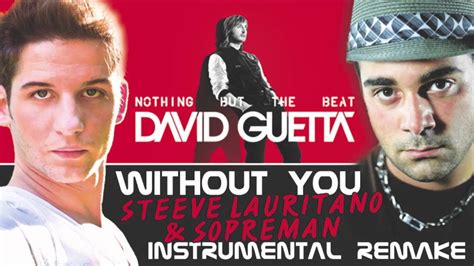 David Guetta Ft Usher Without You Instrumental Hq Youtube