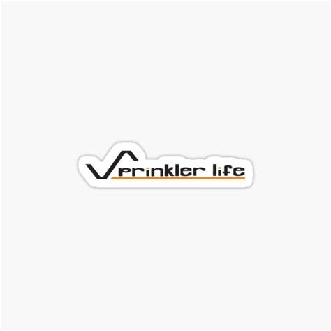 sprinkler fitter life vic logo sticker for sale by tradeology redbubble