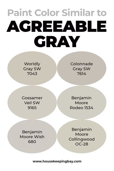 Agreeable Gray Similar Colors Agreeable Gray Benjamin Moore Colors