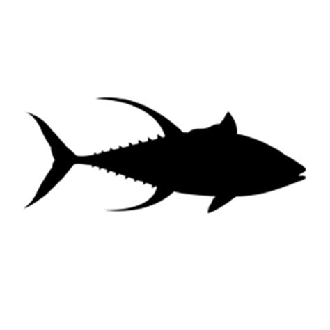 yellowfin tuna silhouette stencil  stencil gallery
