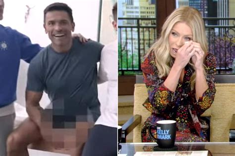 Kelly Ripa Cries Laughing Over Mark Consuelos Pixelated Crotch On Live With Kelly Mark