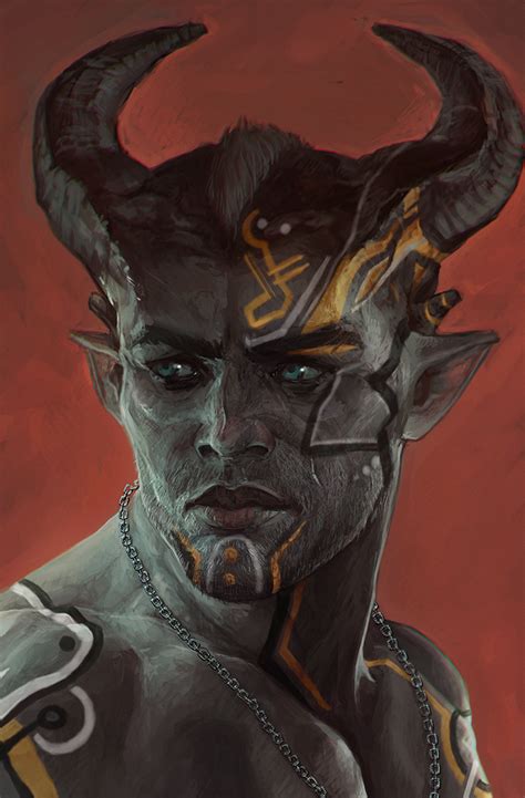 Image Result For Male Tiefling Portrait Character Portraits
