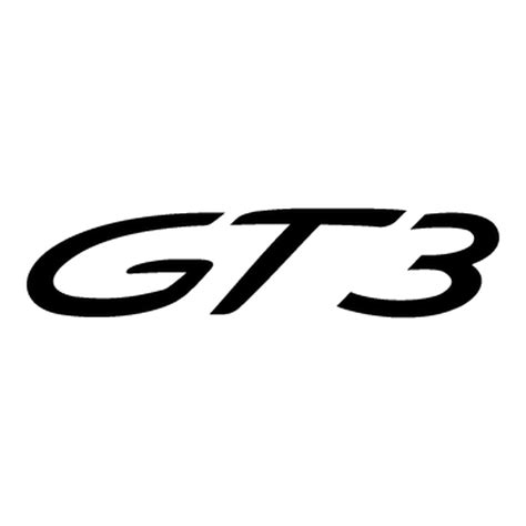 Porsche 911 Gt3 Logo Sticker