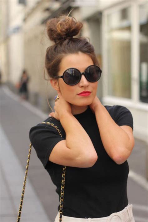 Simple and easy summer twisted updo 4. Beautiful Messy High Bun Hairstyles to Try - Pretty Designs