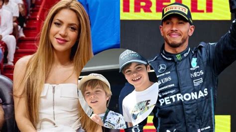 Así es el rol que podría cumplir Lewis Hamilton con Milán y Sasha hijos de Shakira Terra México