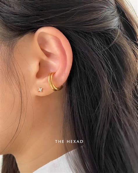 Single Piercing Stack Ear Cuff Ear Party Ear Stack