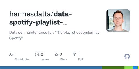 Github Hannesdattadata Spotify Playlist Ecosystem Data Set