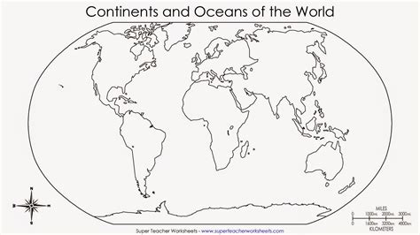 Blank World Map 2015