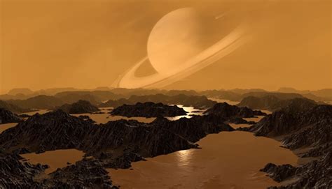 How Does The Surface Of Moon Titan Looks Like Space Exploration