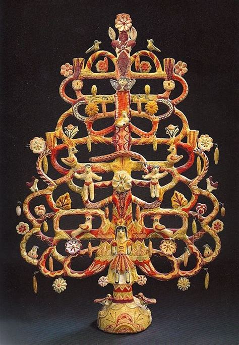 Traditional Mexico Tree Of Life Mexican Folk Art Latin American Art