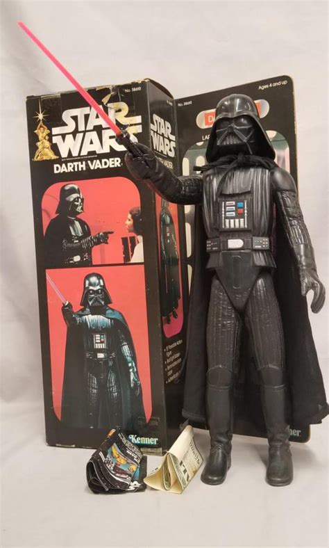 Sold Price Boxed 1977 Star Wars Darth Vader Large Size Figure