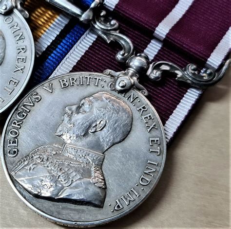 Ww1 Meritorious Service Medal And British War Medal To Sgt Green 24th Ox