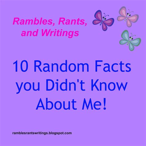 Random Facts You Didn T Know About Me Facts You Didnt Know Facts Hot