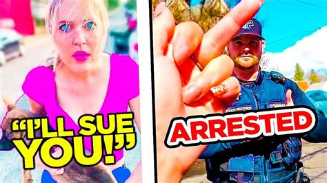 10 karens getting arrested by police karen gets arrested youtube