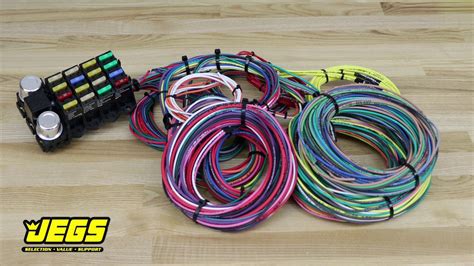 Jegs Universal Wiring Harness 20 Circuit 555 10405 Youtube