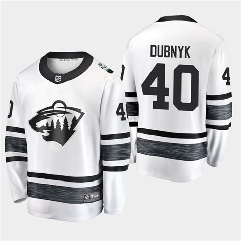 Transaction information may be incomplete. Minnesota Wild #40 Devan Dubnyk 2019 NHL All-Star Game ...