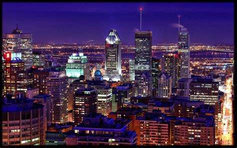 Montreal At Night Montreal Dancing In The Moonlight Quebec