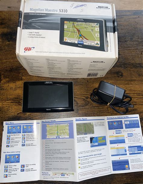 Magellan Maestro Large Lcd Screen Gps Set Gps Usa Canada Pr Maps Inch In Ebay