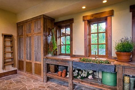 Today we look at a trick to trim the door correctly on a log cabin so no excess caulk is needed which looks terrible. garden shed | Interior window trim, Window trim, Rustic window