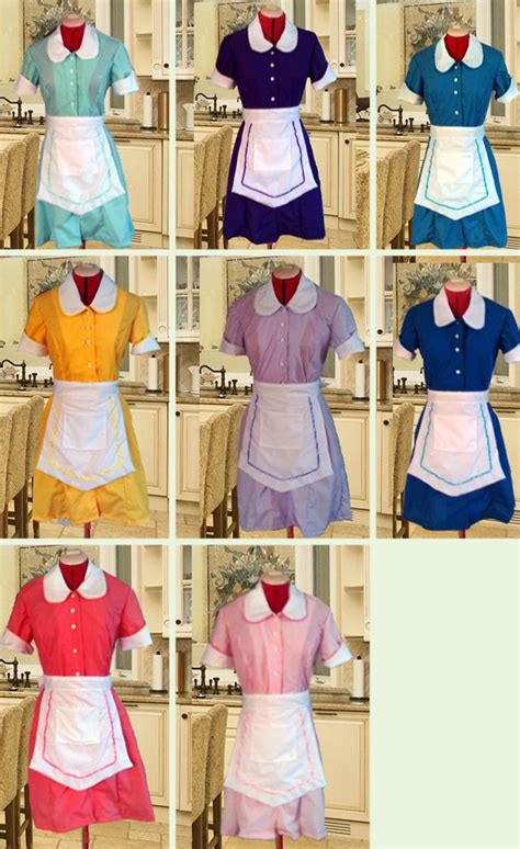 You Choose The Color Retro Diner Waitress Uniform Dress Etsy Diner Dress Waitress Uniform