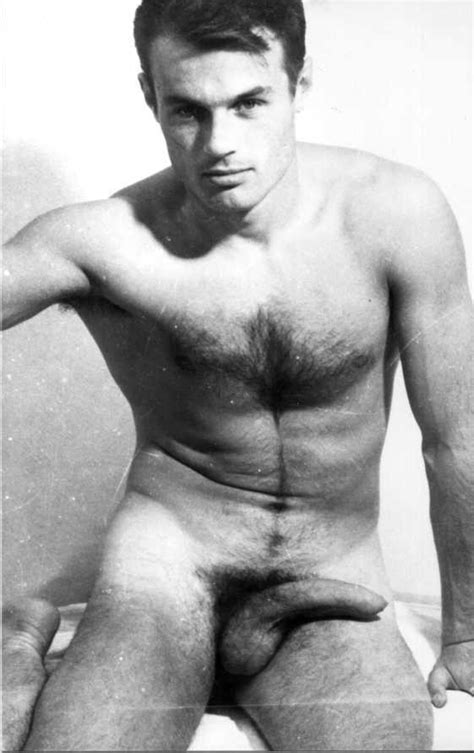 Vintage Nude Male Models Flaccid