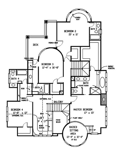 craftsman style house plan 4 beds 4 5 baths 3809 sq ft plan 410 3581