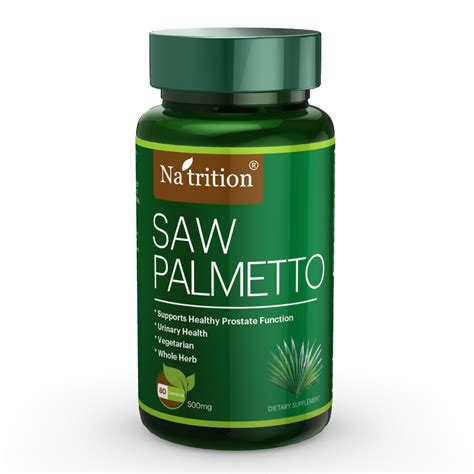Saw Palmetto Extract Capsules Natrition