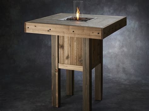 Sold and shipped by sunnydaze décor. Outdoor GreatRoom Westport Pub Height Square Gas Fire Pit ...