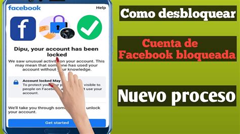 Cómo Desbloquear Cuenta de Facebook Nuevo Proceso su cuenta ha sido bloqueada Facebook YouTube