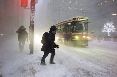 Snowstorm Hits Southern Ontario Expected To Last Until Tuesday Evening