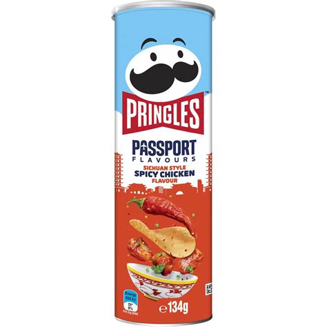 Pringles Sichuan Style Spicy Chicken Flavour Chips 134g Woolworths