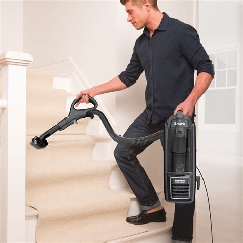 Shark Corded Bagless Upright Vacuum With Hepa Filter In The Upright