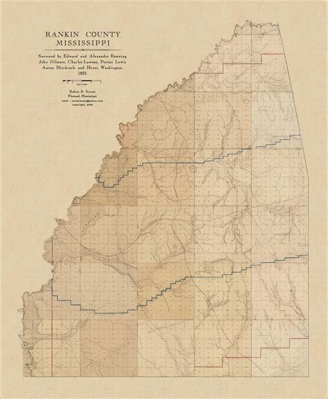 Rankincountymississippi34x42 Map Of Rankin County Miss Flickr