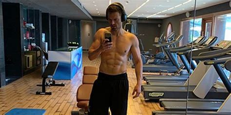 Sebastian Stan Shows Off Gym Progress With Hot Shirtless Selfie