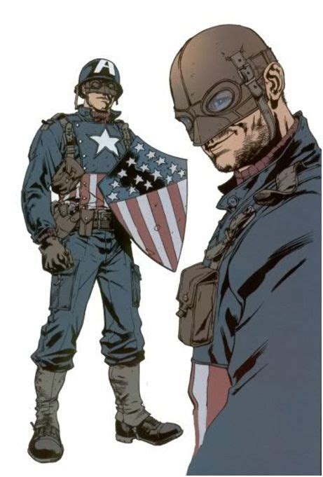Ultimate Wwii Captain America Costume Marvel Comic Book Based