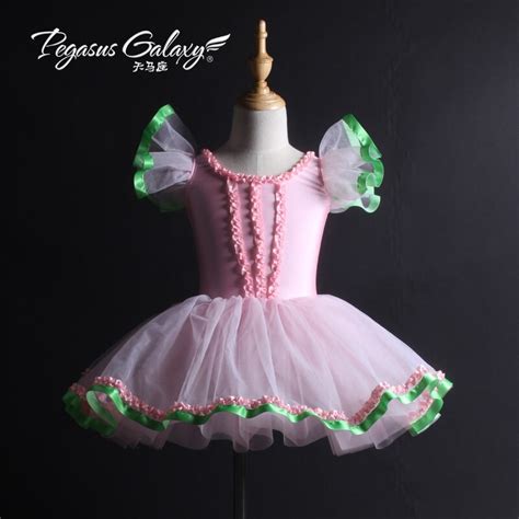 Princess Girls Ballet Dress Pink Romantic Tutu Ballet Dancewaer