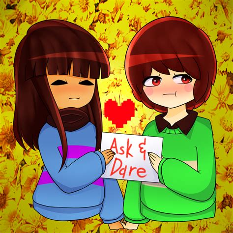 Ask And Dare Frisk Chara By Meilienne On Deviantart