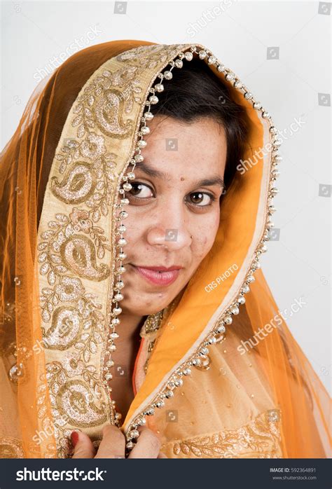Beautiful Indian Girl Traditional Indian Clothing Stock Photo Edit Now