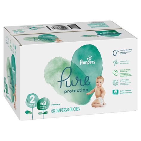 Pampers Pure Protection Diapers 68 Pk Shop Diapers At H E B