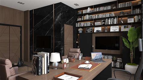 Manager Office Interior Design I Gaf Design Studio I Eden Of Luxury
