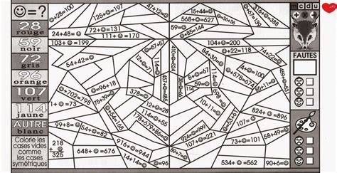 Coloriage Magique Ce1 Soustraction Sans Retenue  Coloriage Magique