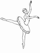 Coloring Ballet Ballerina Dance Printable Sheets Coloringpages1001 Balet Colorare Da Drawing sketch template