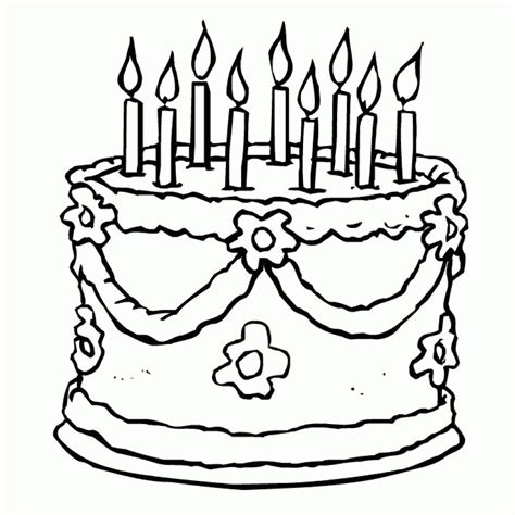 We have collected 36+ birthday cake coloring page images of various designs for you to color. Get This Printable Birthday Cake Coloring Pages Online 91060