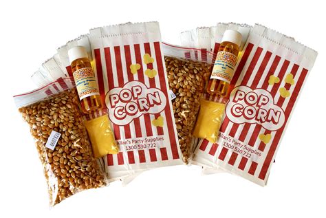 300 Serves Cinema Quality Popcorn Kit Popcorn Supplies Allans Party