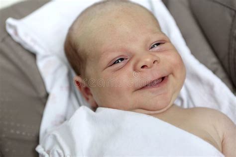 Smiling Newborn Baby Stock Photo Image Of Beauty Life 59256844