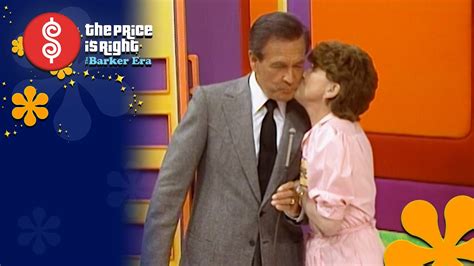Sweet Contestant Gives Bob Barker A Smooch Before Playing Take Two The Price Is Right 1984