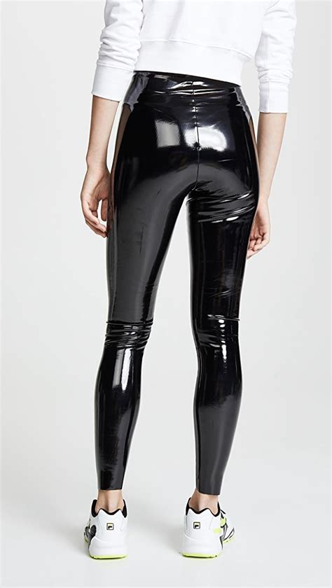 Commando Faux Patent Leather Perfect Control Leggings Shopbop Outfits With Leggings Wet